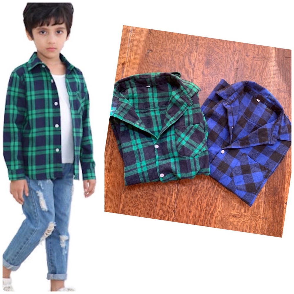 2 - Sangtree Plaid Flannel Shirts